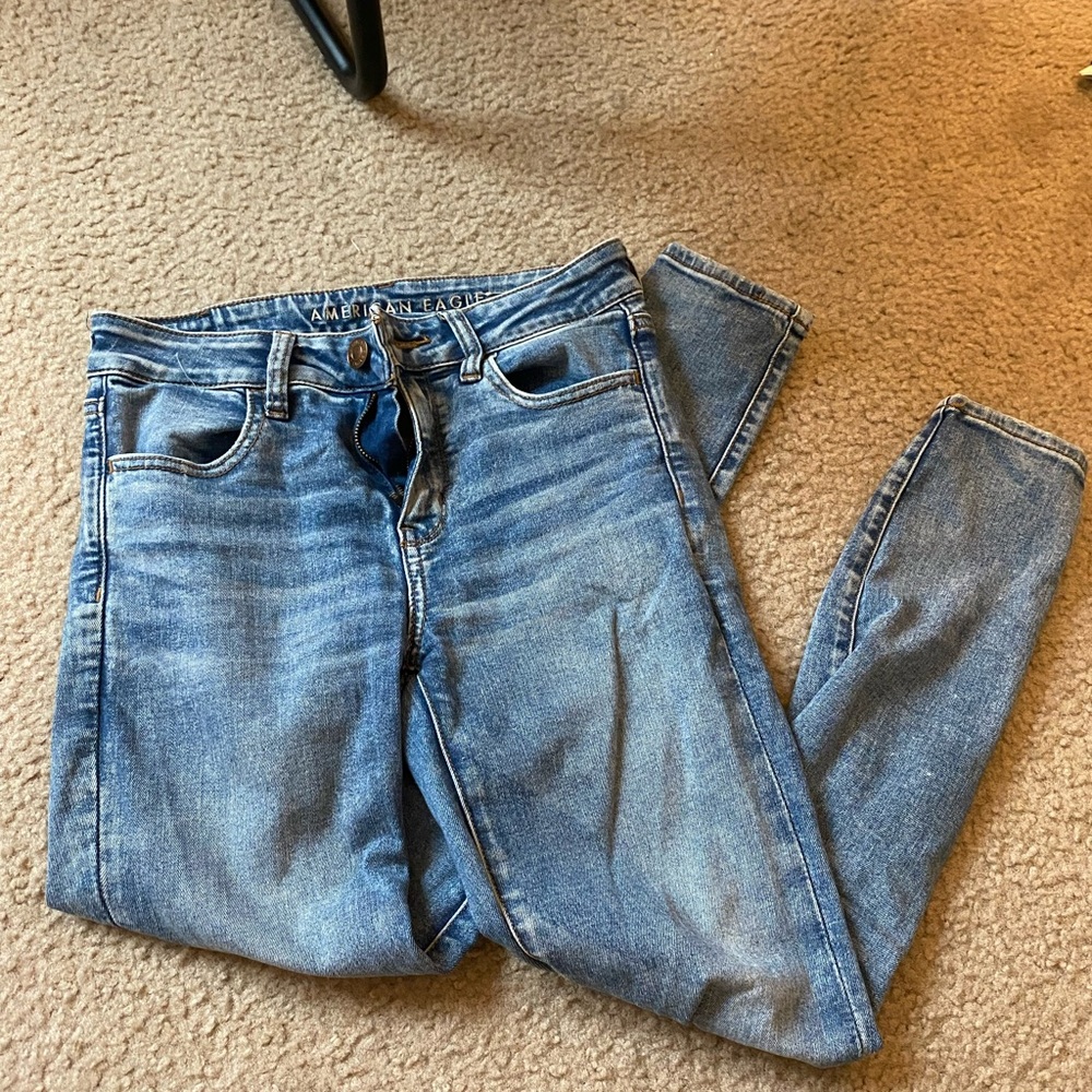 American eagle next level stretch hi rise jeggings